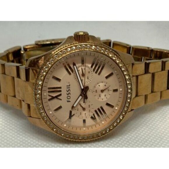 Fossil AM4483 Women's Watch Multifunction Rose Gold Stainless Steel 40mm C490 - Picture 6 of 9